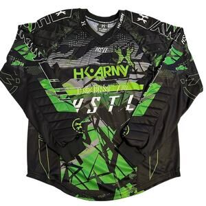 NWOT HK Army HSTL Line Padded Paintball Jersey Slime Medium